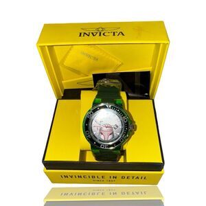 Invicta Men's Star Wars Boba Fett Limited Edition Chronograph luxurywatch: NIB